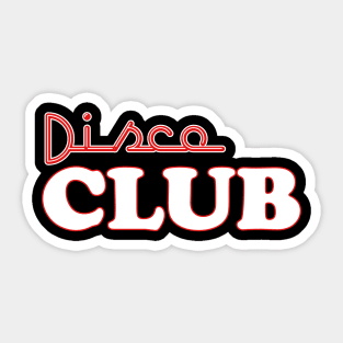 Disco Club Sticker
